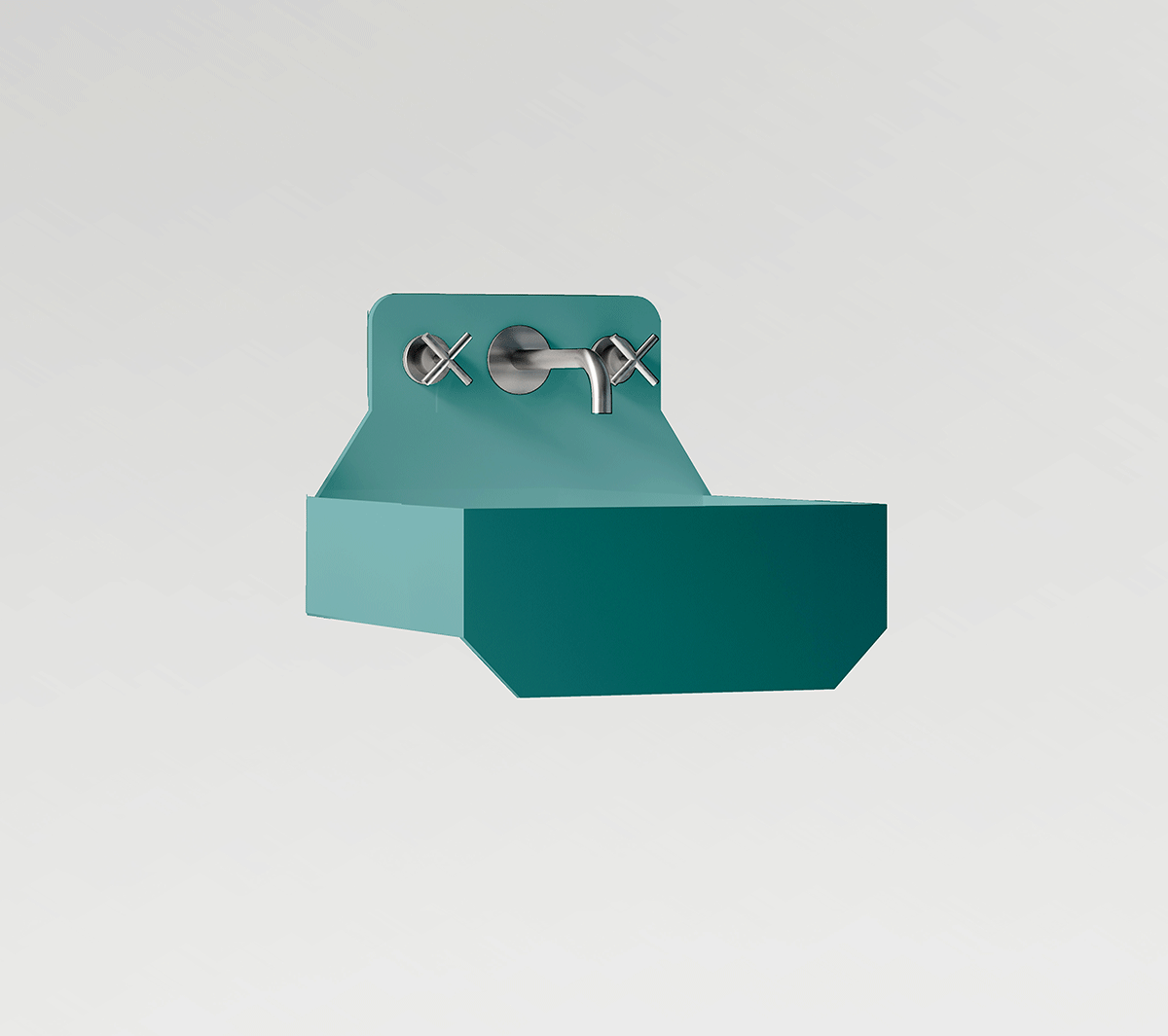 com_EXLAVFRIEZE1H/3030 Подвесная раковина настенная прямоугольная Ex.T Frieze