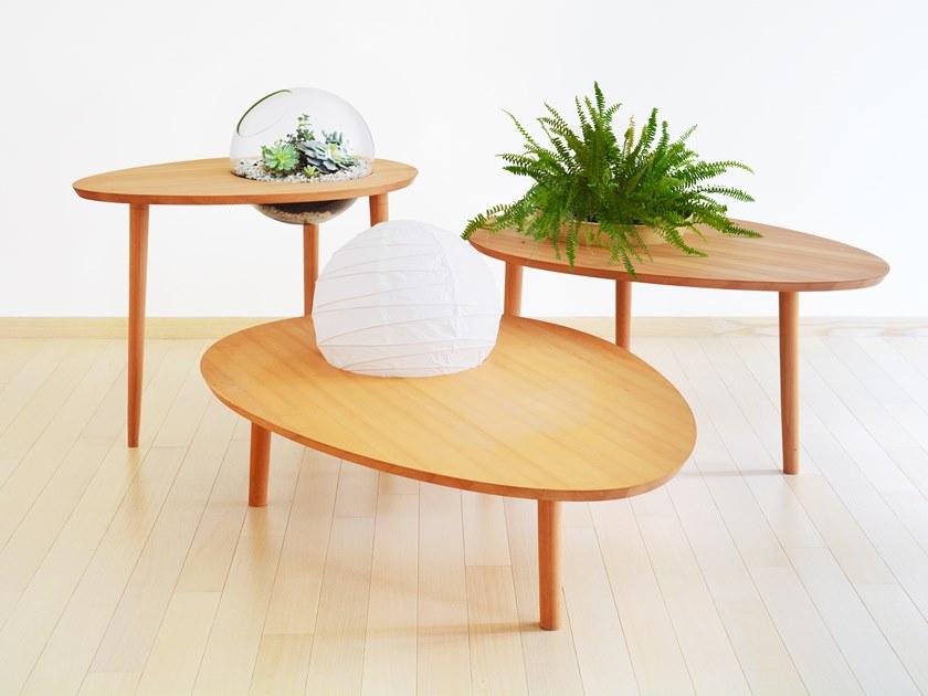 Dizzconcept Овальный деревянный журнальный столик sun-id-1512281 - Вид №1