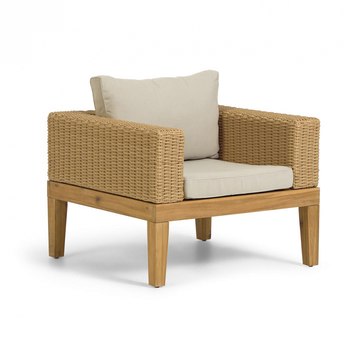 097574 Кресло Giana из массива акации и ротанга La Forma GIANA  - Вид №2