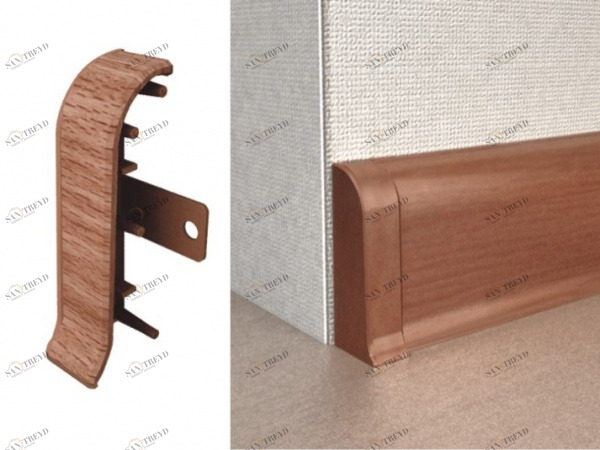 Заглушки торцевые с текстурой 179 Дуб восточный (пара) RICO LEO 2541325