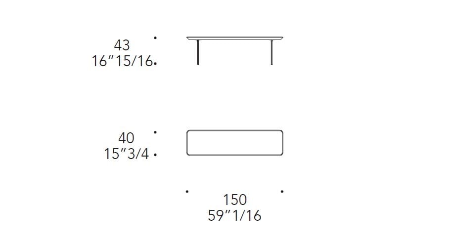Кожаная мягкая скамья REFLEX Монолит ARCH-00099312 - Вид №3