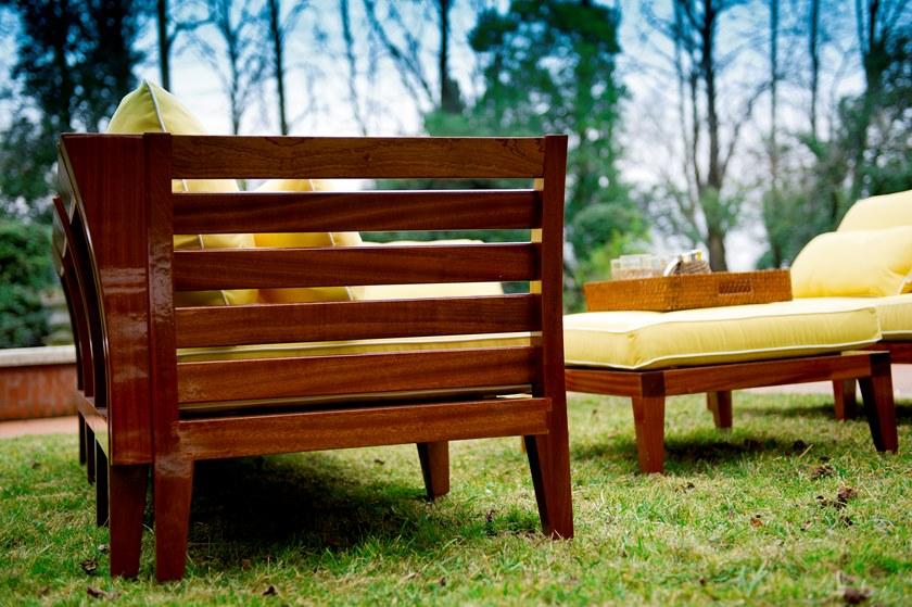 Unopiù Модульный садовый диван из красного дерева C'est la vie sun-id-1449366 - Вид №1