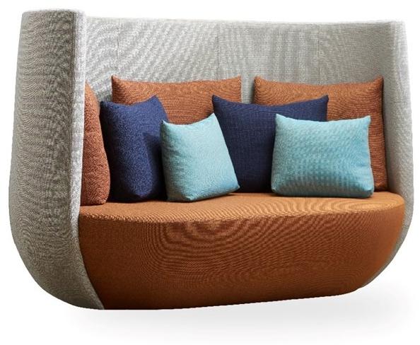 ROSSIN 2-местный тканевый диван Nido sun-id-1515957 - Вид №1