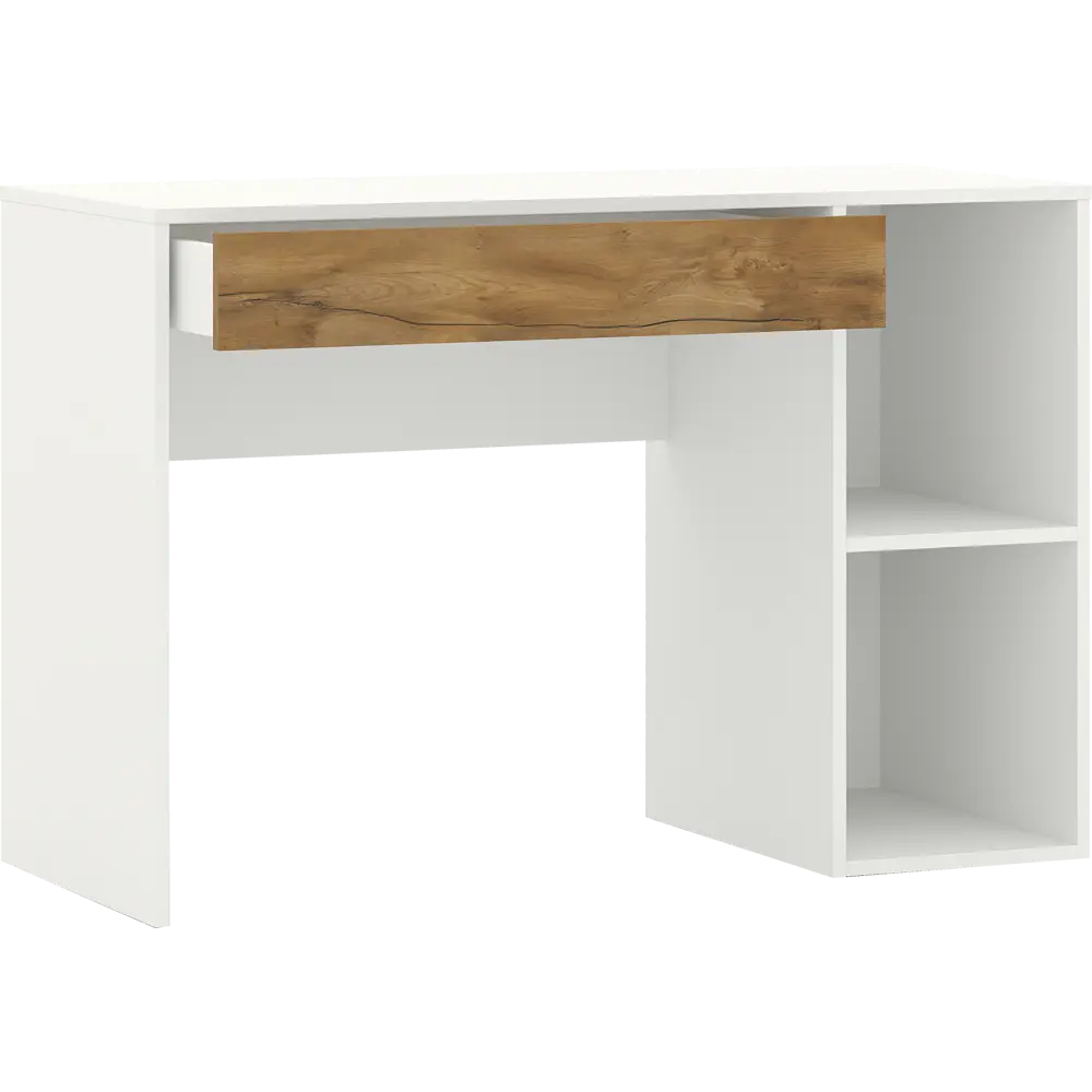 Стол письменный 110x75x50 см ЛДСП цвет белый лед/таксония Santreyd STLM-2173121 - Вид №2