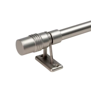 ЭСКАР Цилиндр - однорядный витражный карниз 40-60 см никель 89370882