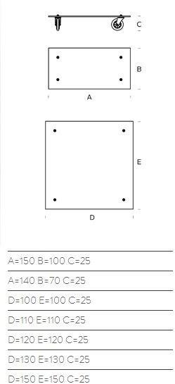FontanaArte Квадратный журнальный столик из флоат-стекла на колесиках sun-id-1351178 - Вид №3