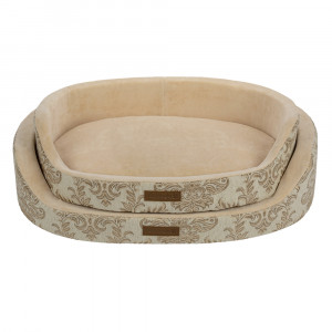 ПР0049085 Лежак София бежевый 60х48х16-3 Dogmoda