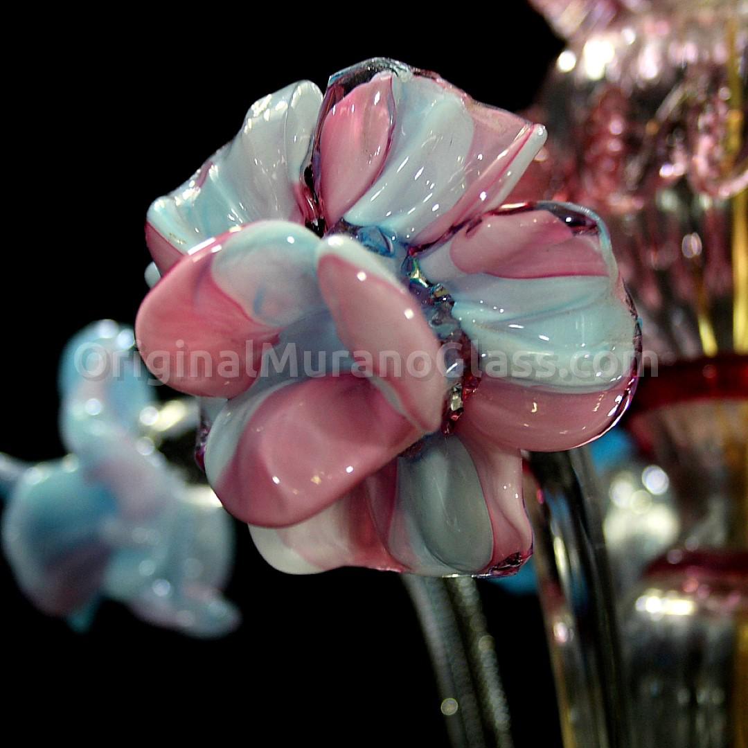 1121 ORIGINALMURANOGLASS Люстра Весенние цветы - Флорал - муранское стекло OMG  см CLASSICO - Вид №1