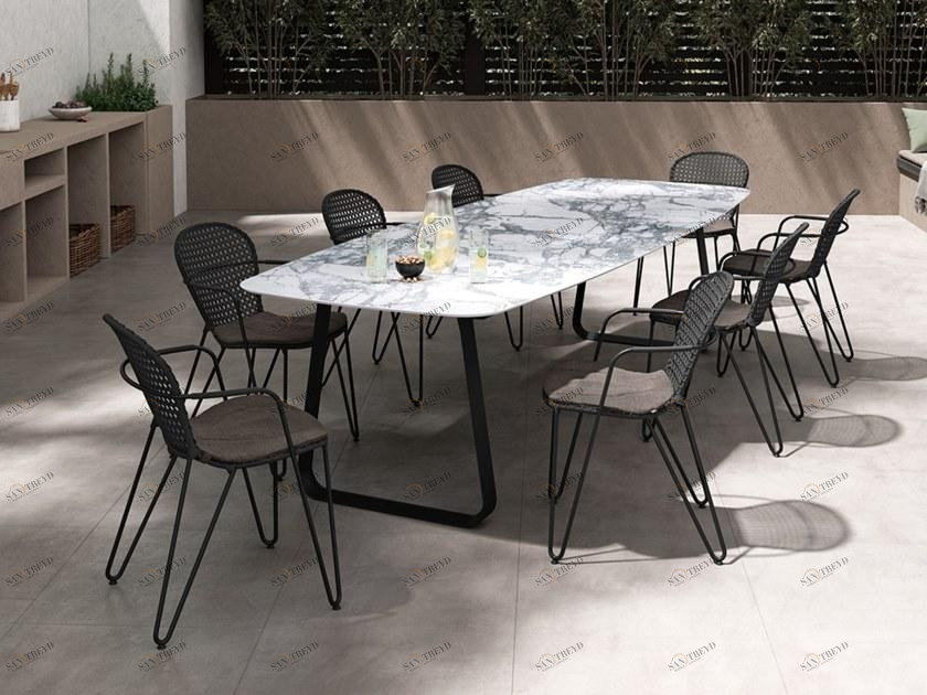 Joli Обеденный стол со столешницей ceramic® или matilux® Curve sun-id-1512329