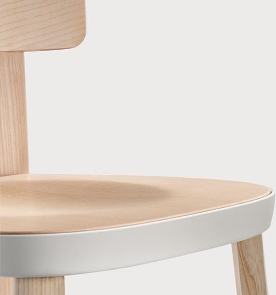 Pedrali Высокий табурет из ясеня со спинкой Folk 2936 - Вид №7