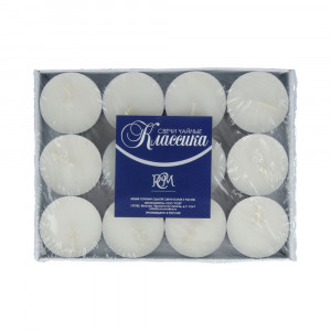 1202400 Свеча чайная 4 х 1 см 215 г 24 шт. РСМ