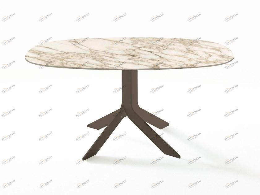 Desalto Квадратный мраморный стол с основанием 4 звезды sun-id-1394527
