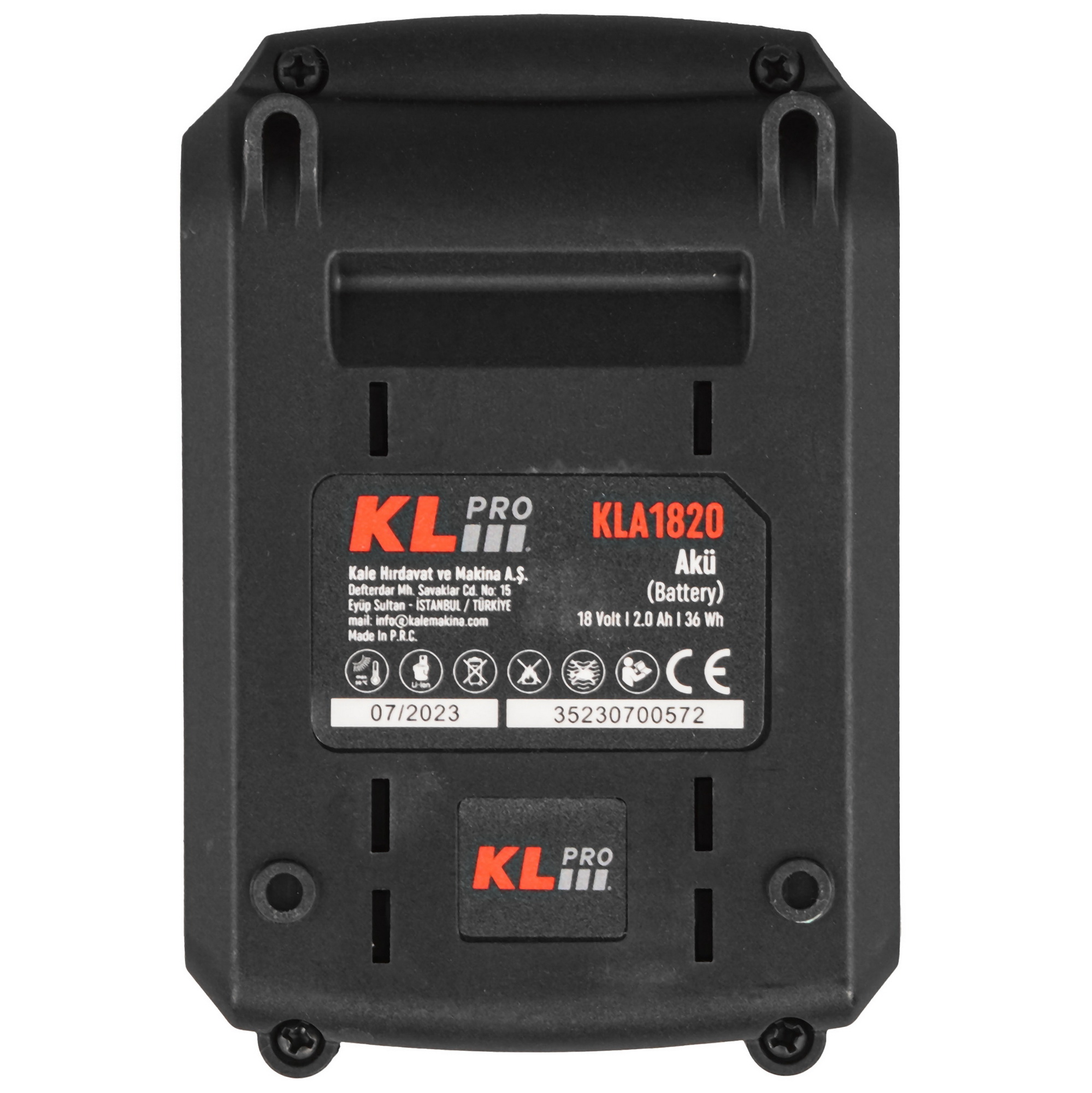 Аккумулятор KLPRO KLA1820 9153971 STDN-0116933 - Вид №2