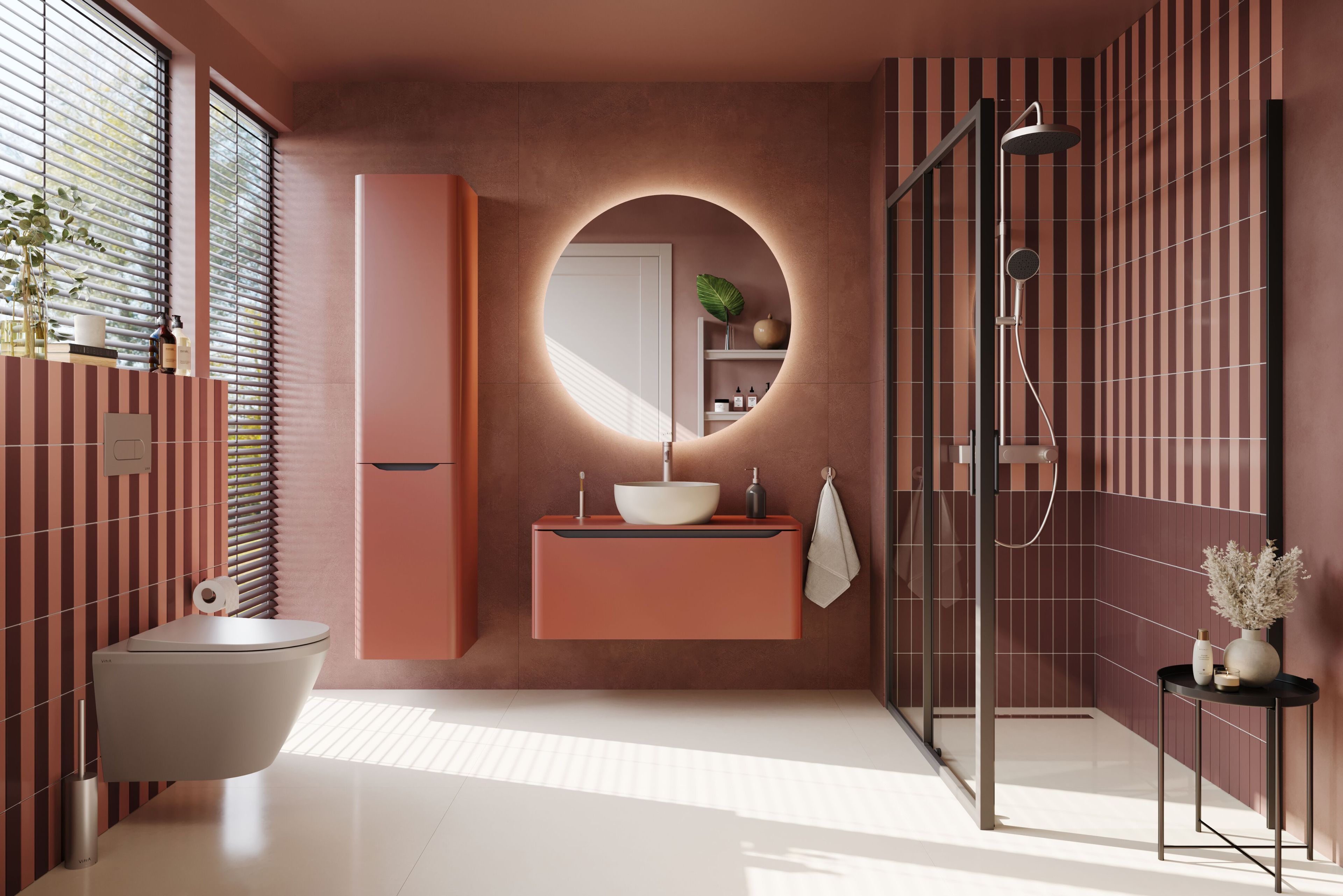 Подвесная колонна для ванной комнаты с дверями VitrA Bathrooms Integra Round ARCH-00152457 - Вид №5