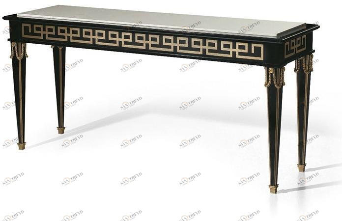 OAK Лакированная прямоугольная деревянная консоль Galleria sun-id-1460604