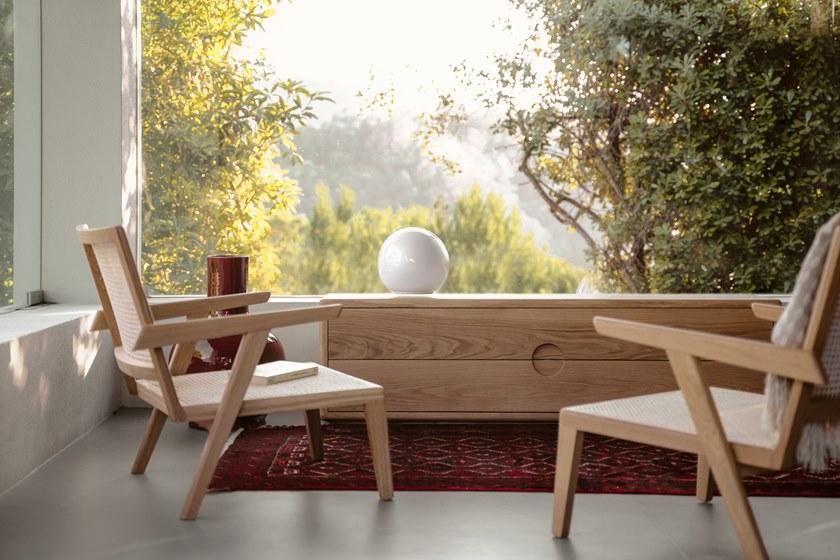 Fuschini Тумба под телевизор из массива дерева с ящиками Carlota Santreyd sun-id-1405744 - Вид №6