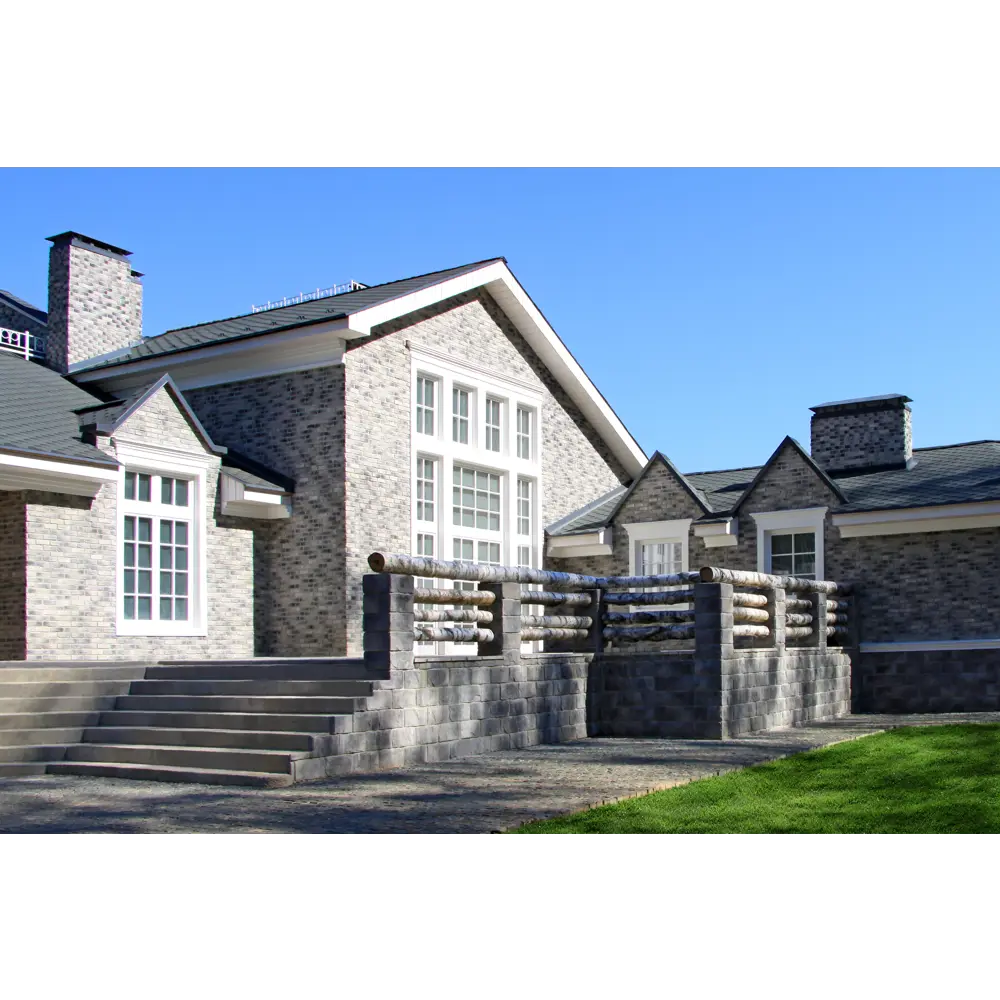 89356734 Камень искусственный White Hills Бремен Брик серый 1.11 м² STLM-1015433 - Вид №2