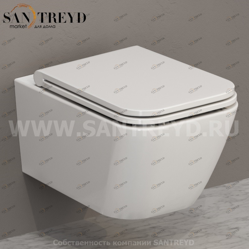 STS05BI Подвесной унитаз настенный Белый Ceramica Globo STONE Италия