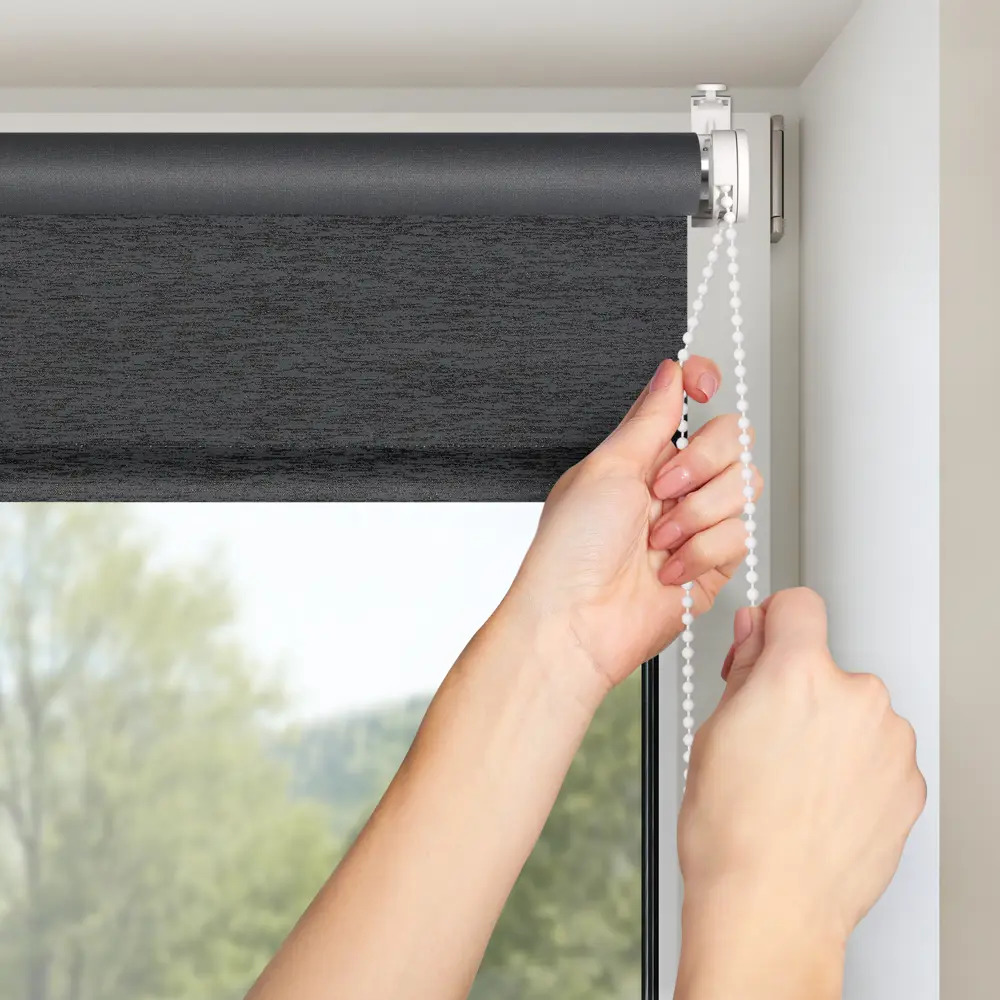 Штора рулонная Shine 40x160 см черная PRAKTO STLM-2026999 - Вид №5