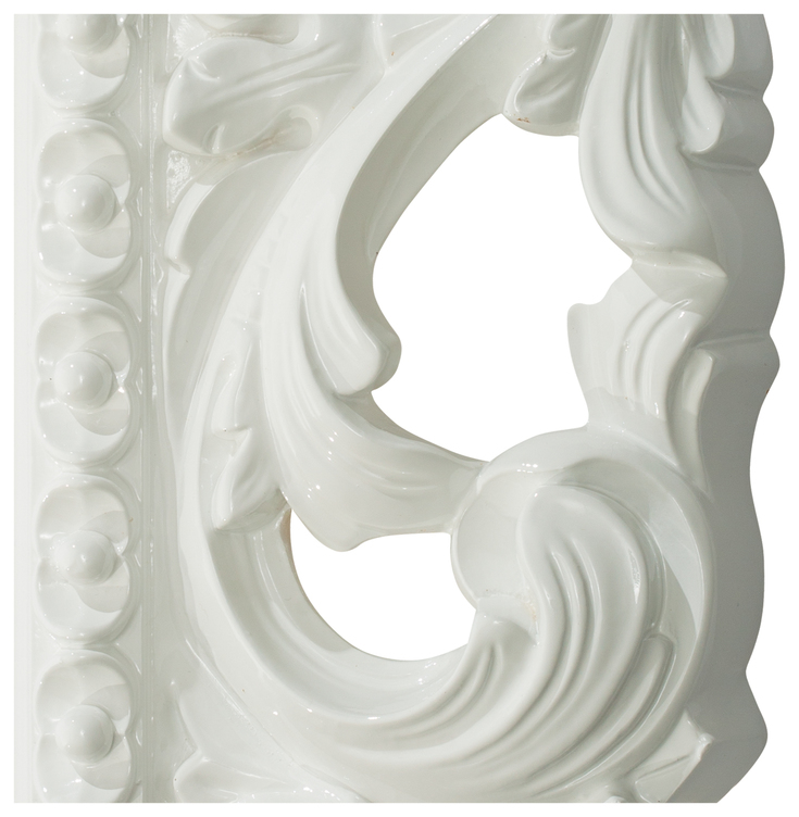 Консоль ISABELLA 80 арт. TS-10108-W/B белый глянец с бронзой Tessoro TS10108WB - Вид №4