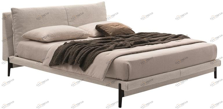 Ditre Italia Кровать из ткани с мягким изголовьем Kim sun-id-1498232