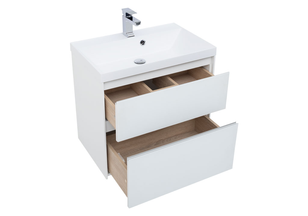 Мебель для ванной Aquanet Гласс 70 белый 00240464 - Вид №3