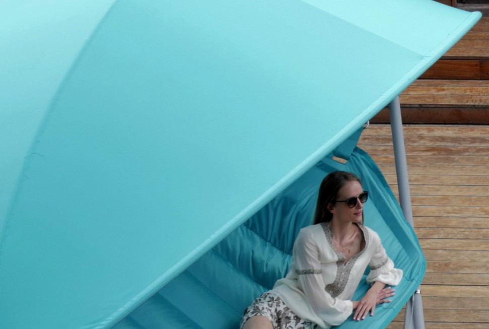 Подвесные Качели садовые гамак "Ибица" BESTA FIESTA  132507 Зеленый  - Вид №9