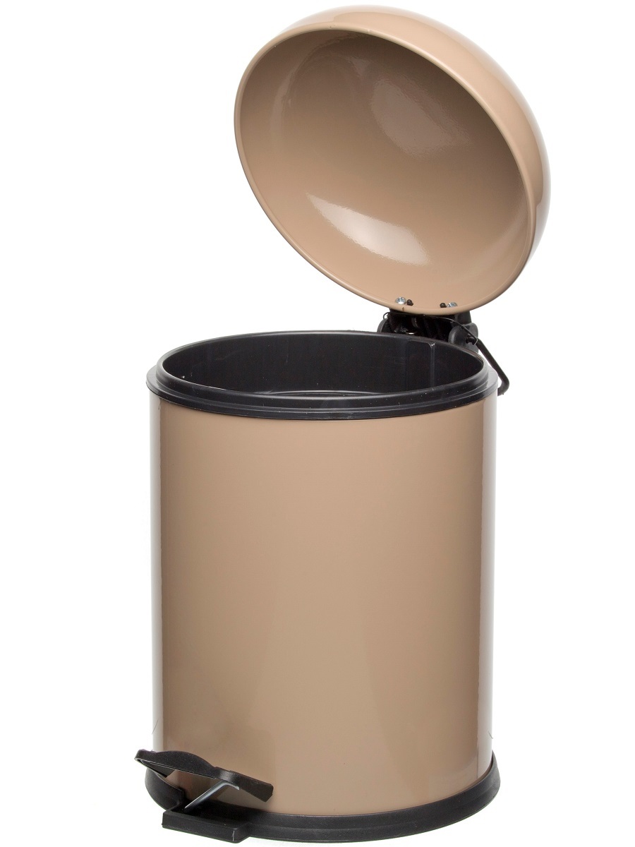 Вёдра с педалью и крышкой Aquarius 5L Сappuccino NAVAKO 11093 - Вид №1