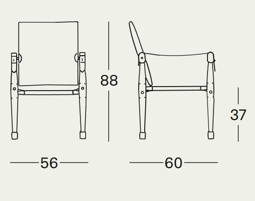 Кресло с подлокотниками Zanotta MORETTA ARCH-00063849 - Вид №2
