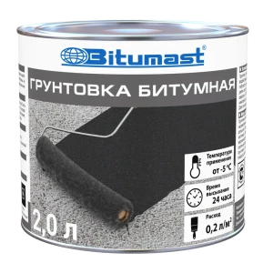 Праймер битумный Bitumast 2 л 82305903 STLM-2102132