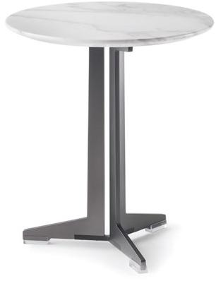 Flexform Круглый мраморный журнальный столик с подставкой 3 звезды Fly sun-id-1424644 - Вид №2