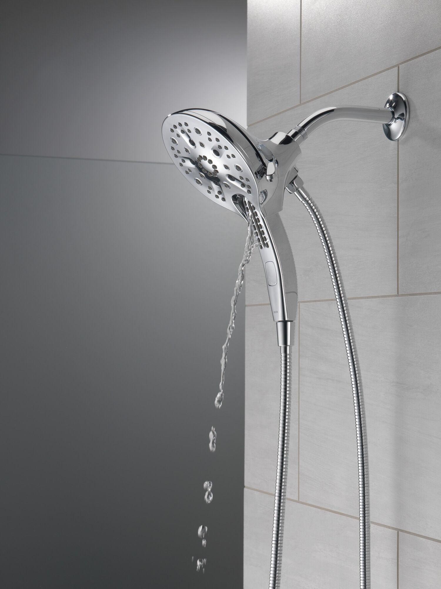 58620-PK In2ition® H2Okinetic® Душ два в одном с 5 настройками Delta Faucet Universal Showering Хром  - Вид №15