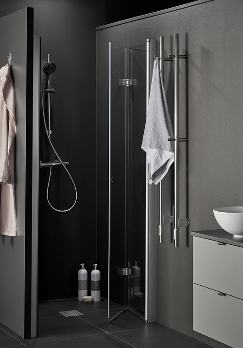 1450612 Душевая Дверь Igloo Pro Vik Niche 95 Clear Glass Hafa Прозрачный  - Вид №1