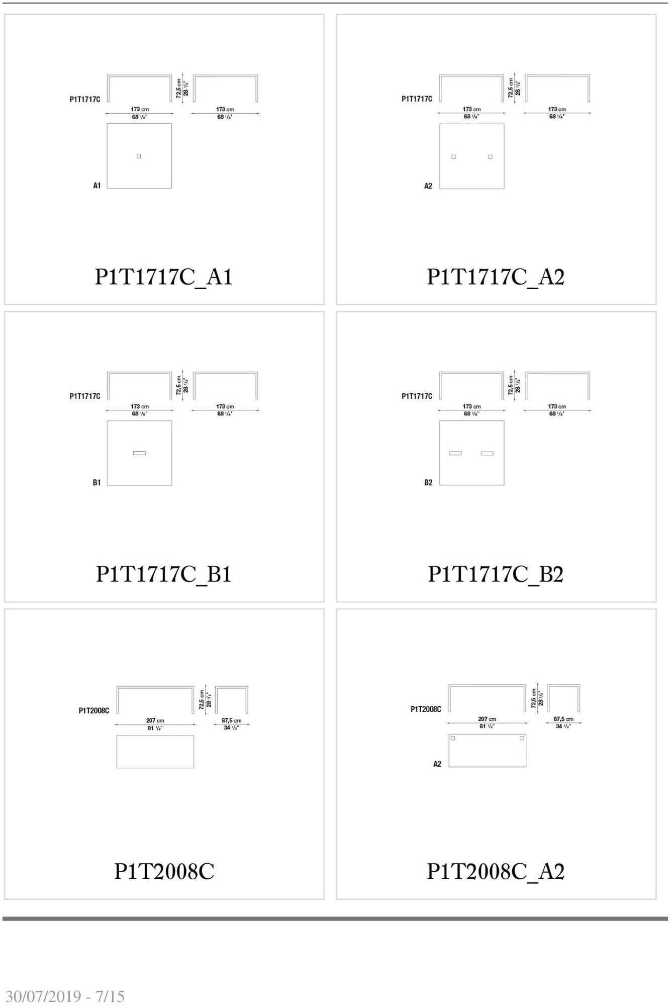 B&B Italia Project Прямоугольный рабочий стол Progetto 1 sun-id-1503584 - Вид №5