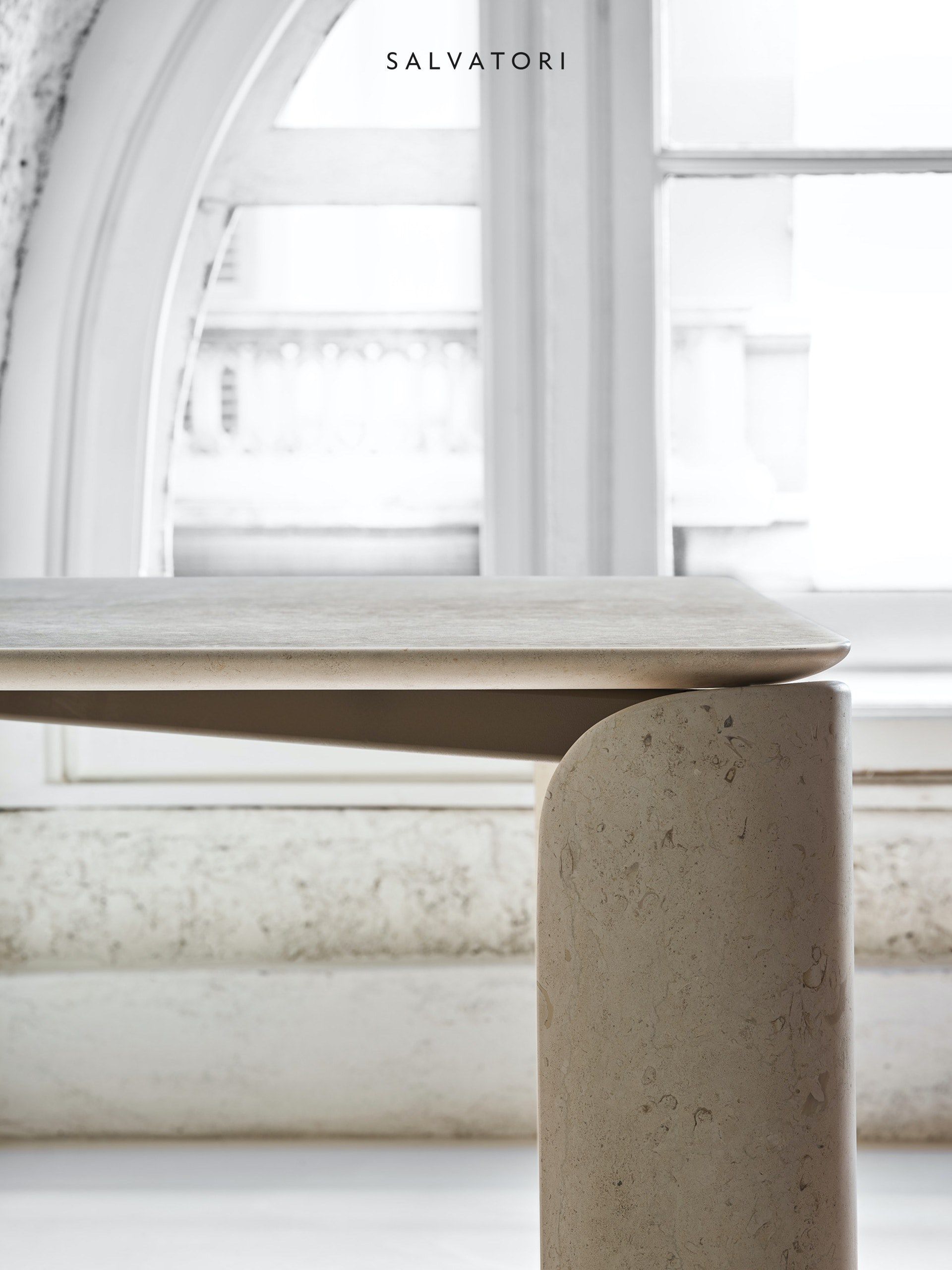 Прямоугольный мраморный стол Salvatori Taula ARCH-00081764 - Вид №2