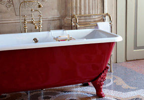 Gentry Home Bexley Cast iron bathtubs with feet Императорское сусальное золото GH100712  - Вид №1