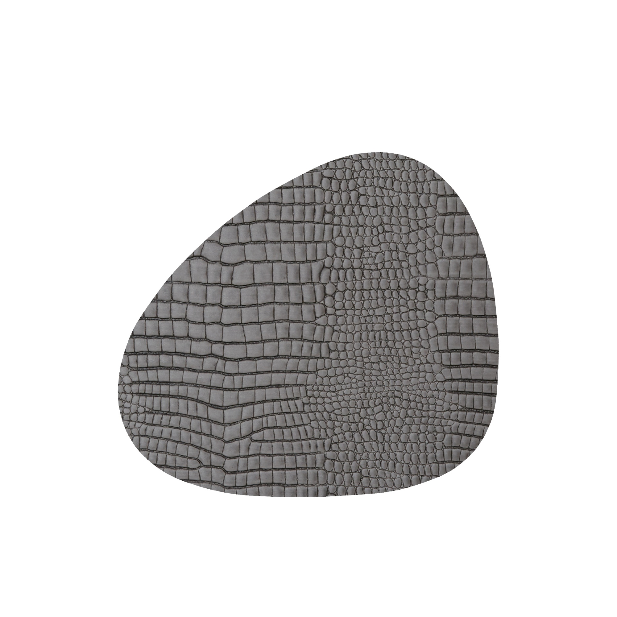 9885 CROCO silver-black подстаканник фигурный 11x13 см, толщина 2мм;LIND DNA