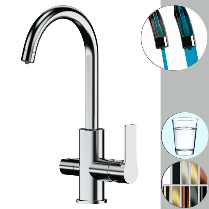 RX679DW Смеситель для мойки DANIEL RUBINETTERIE Reflex - Вид №2