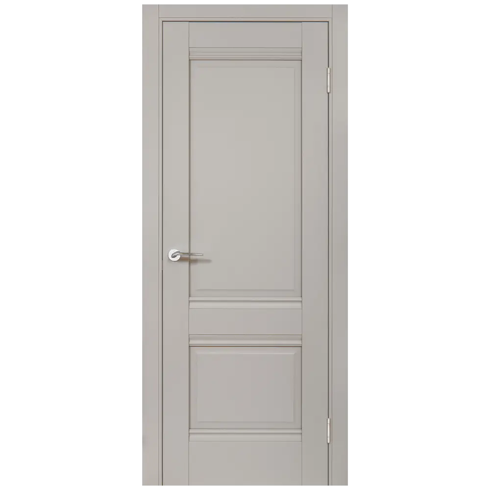 Комплект двери Классико-42 глухая 70x200 см Hardflex серый с добором 200 мм PORTIKA STLM-2071793