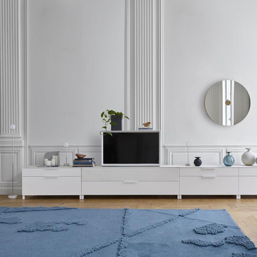 Ligne Roset Торшер светодиодный с мраморным основанием и стеклянным плафоном Calot 10073030-10073031 - Вид №3