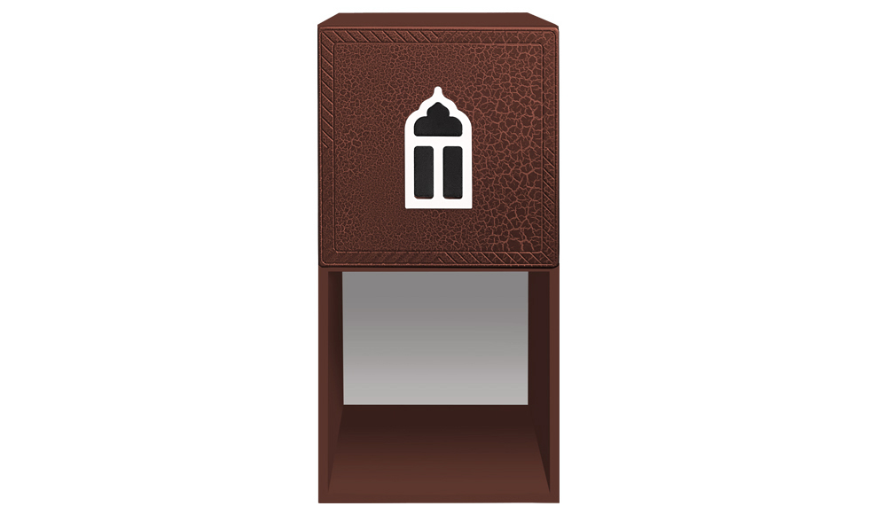 Полка детская вертикальная "Венеция-1" МАНДАРИН ВЕНЕЦИЯ 178670 Красный Santreyd - Вид №2