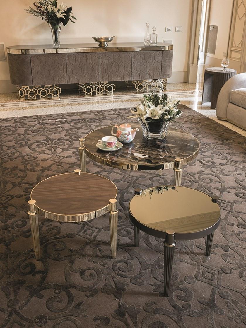 Longhi Круглый журнальный столик из зеркального стекла Loveluxe 2016 – vanity collection Y 719 - Вид №2