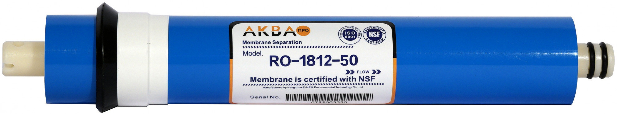 Обратноосмотическая мембрана (1812-50 GPD) АКВА ПРО, 460 Santreyd 