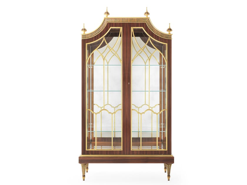 Витрина из дерева и стекла со встроенным освещением OAK Галерея ARCH-00069273