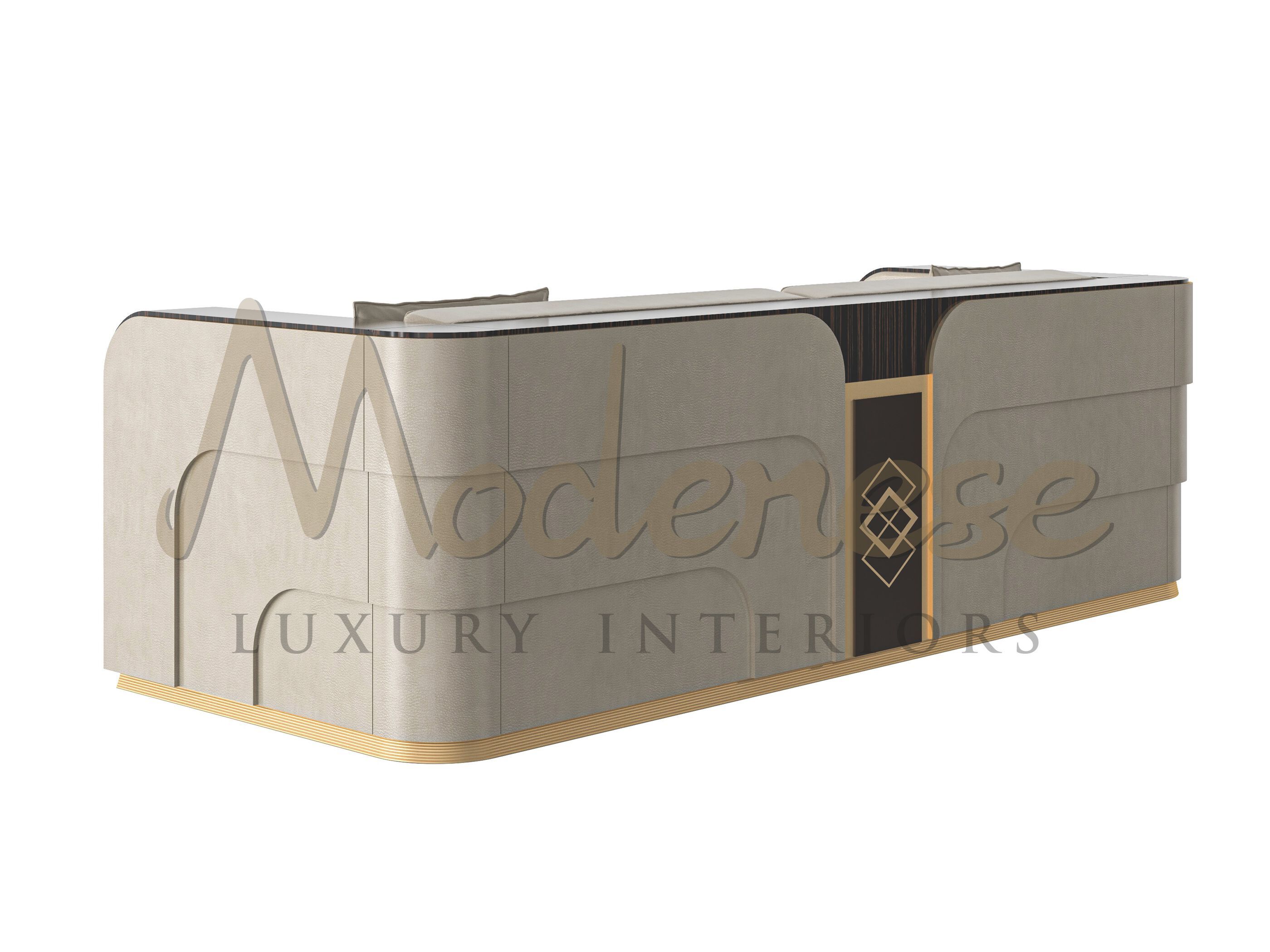 3-местный кожаный диван Modenese Luxury Interiors ZENITH COMFORT ARCH-00020018 - Вид №1