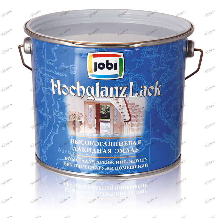 Эмаль Jobi HochglanzLack (ХохгланцЛак) 0,9л белая "БАЗА A" 5860