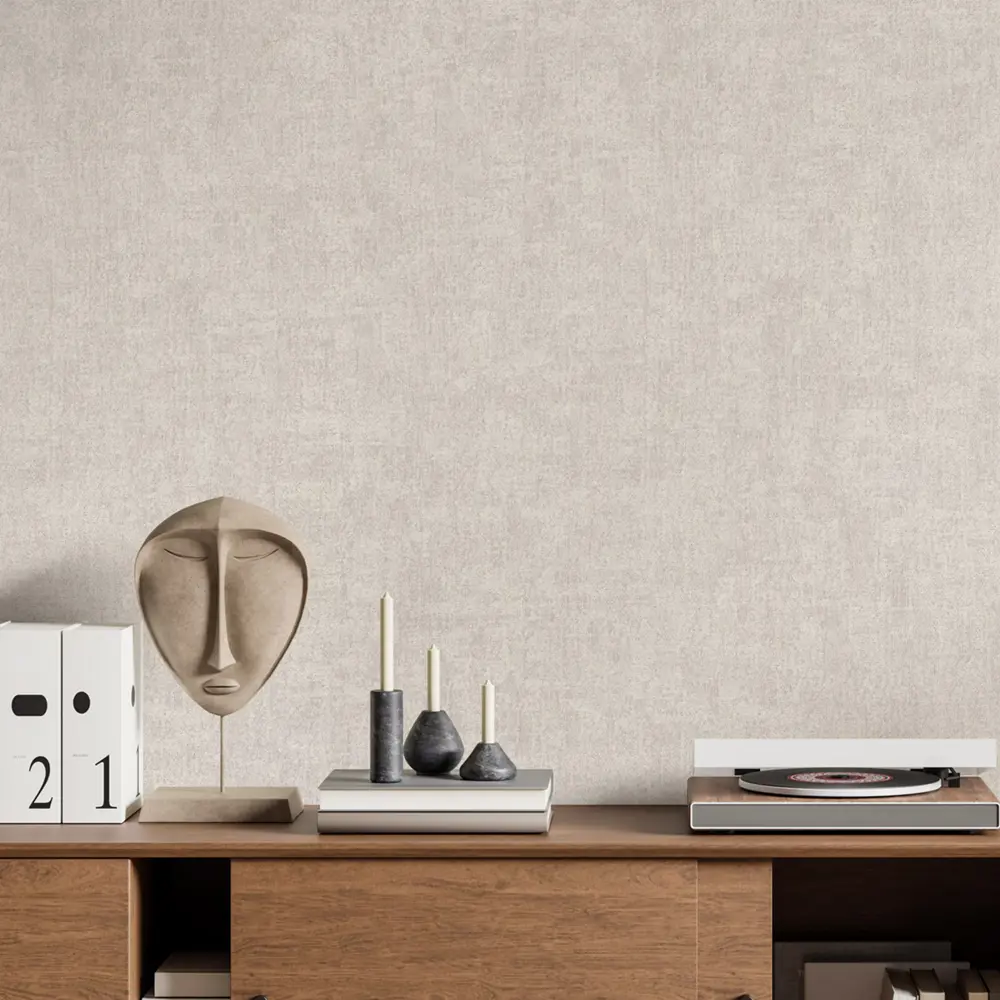 Флизелиновые обои Энигма с эффектом штукатурки, коричневые 1.06 м 89439245 Santreyd STLM-1584529 - Вид №2