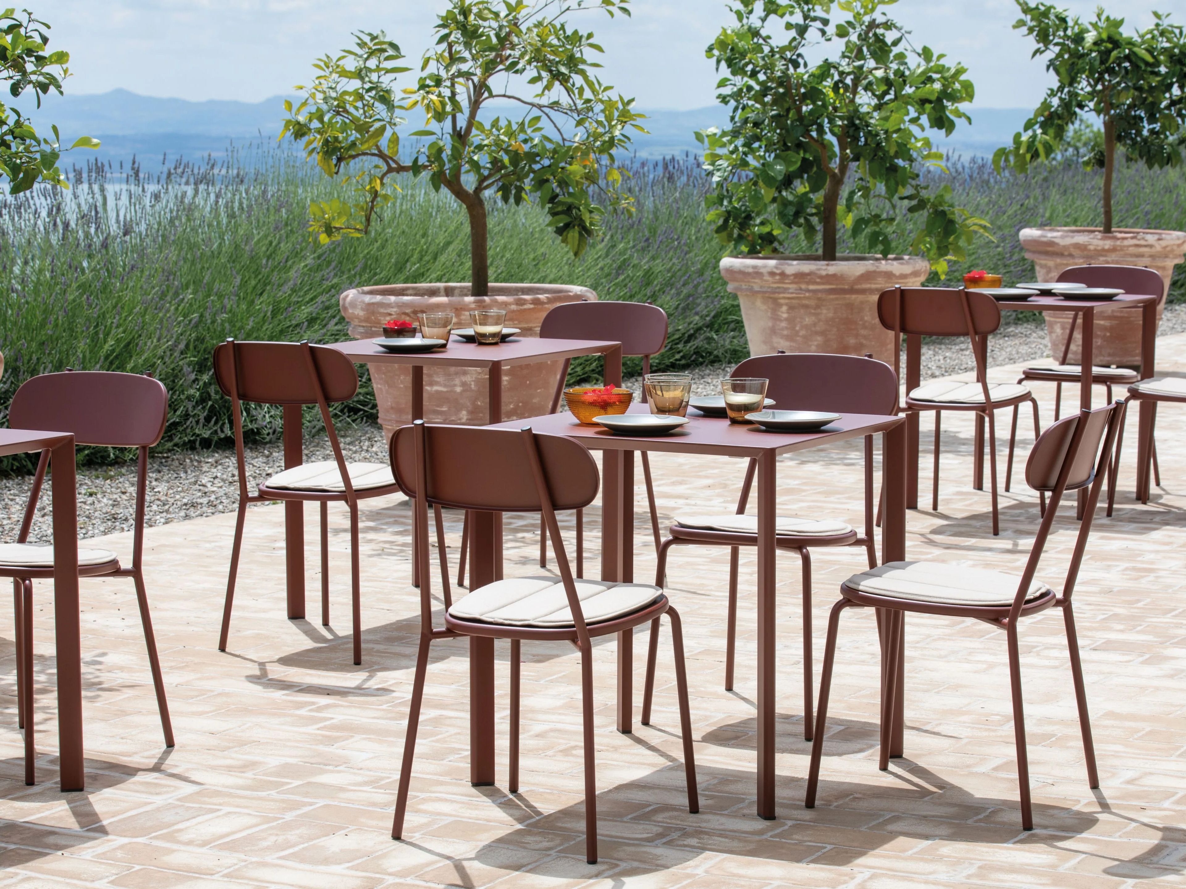 Металлический квадратный садовый стол Vermobil Fox ARCH-00037706 - Вид №6