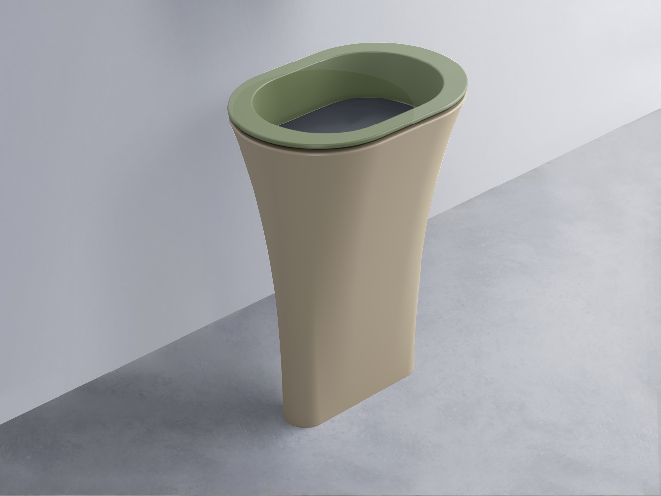 AMLA65-AG+AMPILO-BA+AMCOLO-AV Раковина Amedeo Ovale отдельностоящая cielo Enjoy + Amedeo Ceramica Cielo