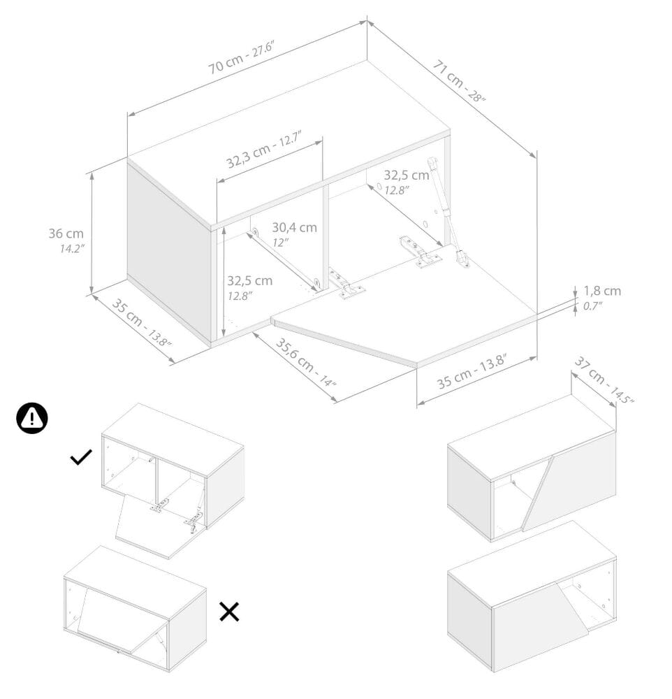Навесной шкаф из меламиновой ткани с дверным полотном Mobili Fiver EMMA ARCH-00142732 - Вид №23